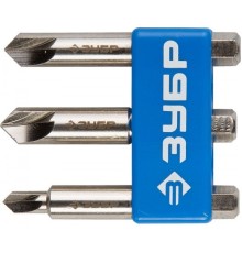 Набор ЗУБР: Экстракторы поврежденного крепежа,для выкручивания крепежа с износом граней шлица до 95%,3предмета [26700-H3]