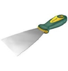 Шпательная лопатка KRAFTOOL с 2-компонент ручк, профилиров нержав полотно, 65мм[10035-065]