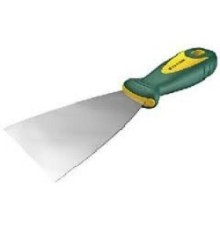 Шпательная лопатка KRAFTOOL с 2-компонент ручк, профилиров нержав полотно, 125мм[10035-125]
