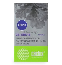 Картридж матричный Cactus CS-ERC18 фиолетовый 12.7мм, 12м для Epson ERC 18/Samsung ER4615-R