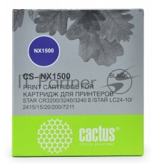 Картридж матричный Cactus CS-NX1500 черный, 12.7мм, 5м, 1 500 000 знаков для Star NX-1500/24xx/LC-8211