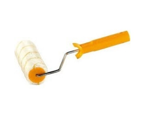 [Шпатели, мастерки, кельмы, терки, гладилки] Валик GIRPAINT ПОЛИАКРИЛ малярный в сборе, ворс 10мм, бюгель 6мм, 30х150мм, STAYER Master [0315-15]