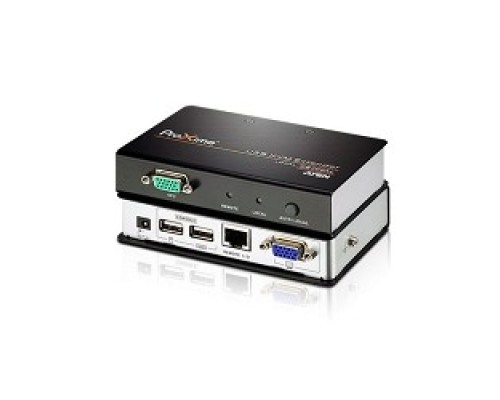 [Переключатель] ATEN CE700A-(D(AT-G) Удлинитель, SVGA+KBD+MOUSE USB ATEN, 150 метр., HD-DB15+USB A-тип, Female, c KVM-шнуром USB 1.8м, Б.П. 220> 5.3V