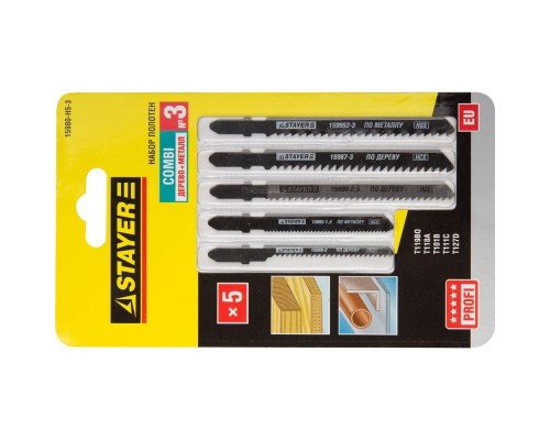 [Ножовка, Пилки, Полотна, Стусла] STAYER Набор Пилки 