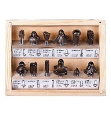 Набор STAYER Фрезы по дереву, 12шт [2992-H12]