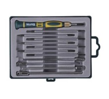 KRAFTOOL (25611-H12) Набор Отвертки для точных работ с насадками, в боксе, 12 предметов 