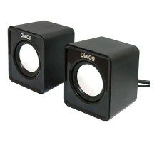 Dialog Colibri AC-02UP BLACK {акустические колонки 2.0, 5W RMS, питание от USB}