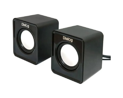[Колонки] Dialog Colibri AC-02UP BLACK {акустические колонки 2.0, 5W RMS, питание от USB}