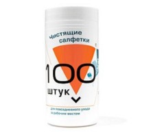 Konoos KBU-100 Салфетки для комп. техники в банке, 100 шт.