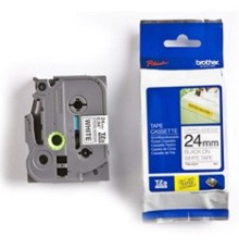 Brother TZE-S251 Картридж с лентой (P-Touch, 24мм, Черный на белом)