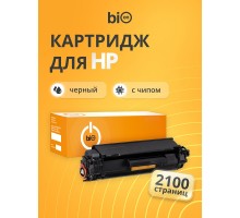 Bion BCR-CE278A Картридж для HP laser Pro P1560/1566/1600/1606 (2100  стр.), Черный, с чипом