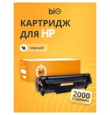Bion BCR-Q2612A  Картридж для HP {LaserJet 1010/1012/1015/1020/1018/3050z/3055/1022n/1022nw/M1319f/M1005/M1300/3020/3030/3052/1020+ }(2000  стр.), Черный