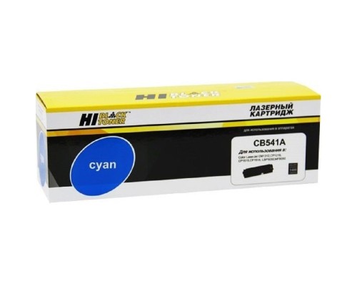 [Расходные материалы] Hi-Black CB541A/CE321A Картридж для CLJ CM1300/CM1312/CP1210/CP1525/CM1415, C, (1400стр.) с чипом, 