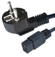 Кабель питания для UPC Gembird/Cablexpert, 1.8м, Schuko-С19, 16А, черный, с заземлением(PC-186-C19)