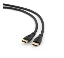 Кабель DisplayPort Gembird/Cablexpert , 1м, 20M/20M, черный, экран, пакет(CC-DP-1M)