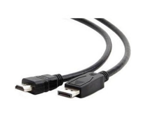 [кабели] Кабель DisplayPort-HDMI Gembird/Cablexpert  1,8м, 20M/19M, черный, экран, пакет (CC-DP-HDMI-6)