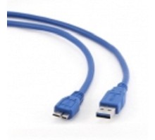 Gembird/Cablexpert CCP-mUSB3-AMBM-1 Кабель USB 3.0 Pro , AM/microBM 9P, 30см, экран, синий, пакет