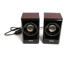 Dialog Stride AST-15UP CHERRY - акустические колонки 2.0, 6W RMS, вишневые, питание от USB