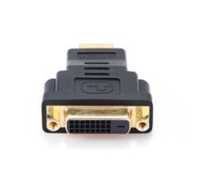 Gembird Переходник HDMI-DVI  , 19M/25F, золотые разъемы, пакет(A-HDMI-DVI-3)