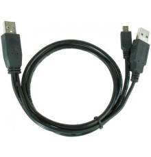 Gembird/Cablexpert CCP-USB22-AM5P-3 USB 2.0 Pro Кабель , 2xAM/miniBM 5P, 0.9м, экран, черный 