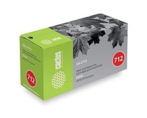 [расходные материалы] CACTUS Cartridge 712S Картридж (CS-C712S) для принтеров CANON LBP-3010/3100 1500 стр.