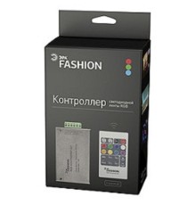 ЭРА C0043982 Контроллер полноцветной светодиодной леты RGBcontroller-12-A01-RF 144Вт {кнопочный пульт управления}