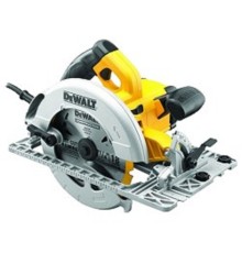 DeWalt DWE 576 K Пила дисковая [DWE 576 K] {1600Вт,5200об\м,диск-ф190х30мм,рез-61мм,4.0кг,чем,совместима с направл шинами DeWalt}(DWE 576 K-QS)