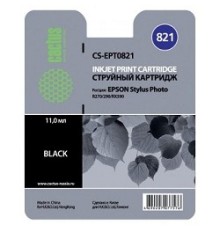 Cactus EPT0821 Картридж струйный CS-EPT0821 черный для Epson Stylus Photo R270/290/RX590 (11,4ml)