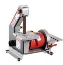 ЗУБР Станок [ЗШС-330] { шлифовальный, лента 762 x 25мм, диск 125мм, 2950об/мин, 330Вт }