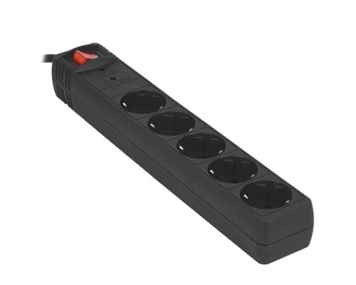 [Сетевые фильтры] Energenie Сетевой фильтр SPG5-C-15 4.5m 16А. черный (сечение 3*1,5 мм)