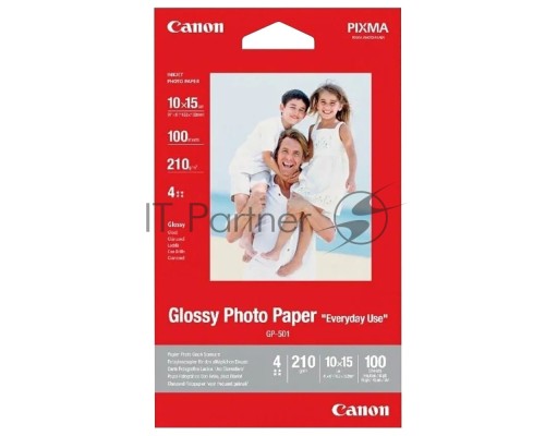 Фотобумага CANON   Глянцевая, 210г/м2, A6 (10X15), 100 л.