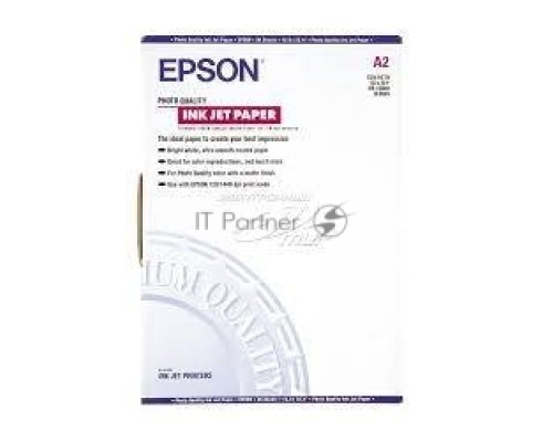 Фотобумага EPSON Матовая высокого качества, 105 г/м2, A2 (29,7X42)/30л.