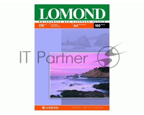 Фотобумага Lomond 0102032 A4/170г/м2/25л./белый матовое/матовое для струйной печати