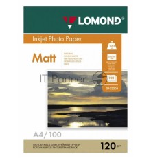 Фотобумага LOMOND Односторонняя Матовая  A4/120/100л.