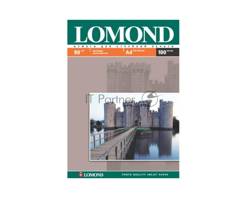 Фотобумага LOMOND Односторонняя Матовая  A4/90/100л.   