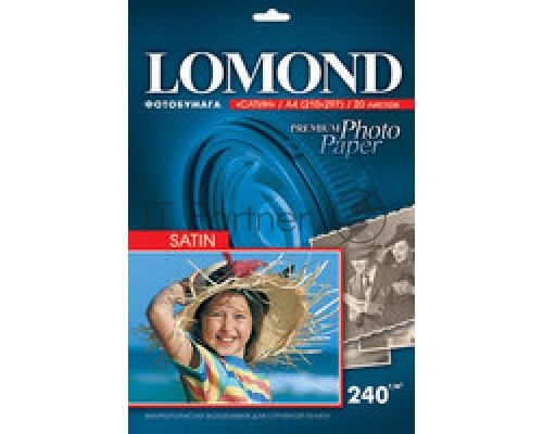 Фотобумага Lomond 1105100 A4/240г/м2/20л./белый высокоглянцевое для струйной печати
