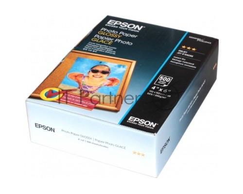 Бумага EPSON Photo Paper Glossy 200г/м2 10x15 500sheets
