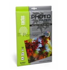 Фотобумага Cactus CS-GA413050 A4/130г/м2/50л. глянцевая для струйной печати