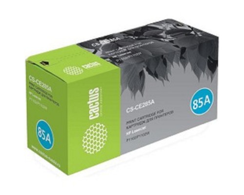 [расходные материалы] CACTUS CE285A Картридж для LaserJet P1102/P1102W , чёрный, 1600 стр.