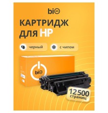 Bion BCR-CE255X Картридж для HP{LaserJet Enterprise M525/P3015, HP LaserJet Pro M521} (12500  стр.),Черный, с чипом