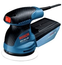 Bosch GEX 125-1 AE Эксцентриковая шлифовальная машина [0601387500] {250 Вт, 125мм, рег.ск, 1.3 кг, коробка}