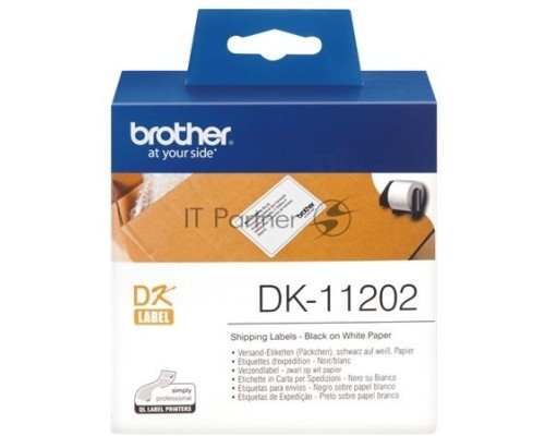 Транспортировочные наклейки Brother DK11202 (300 шт - 62 х 100 мм)
