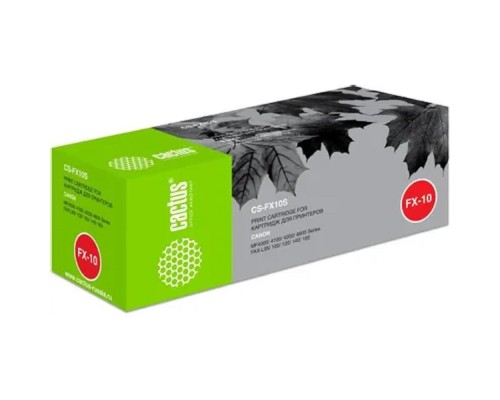 [расходные материалы] CACTUS FX-10 Картридж (CS-FX10S) для MF4000/4100/4200/4600 Series FAX-L95/100/120/140/160