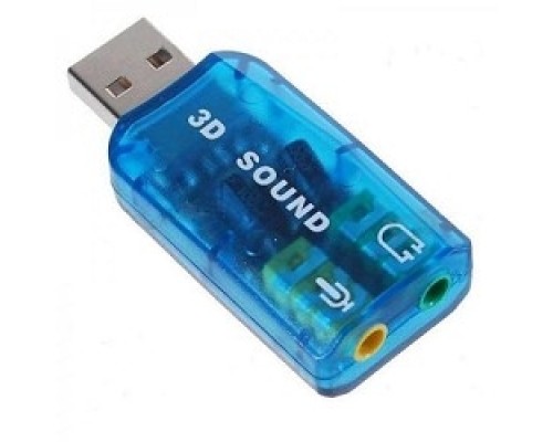 [Звуковая плата] C-media ASIA USB 6C V Звуковая карта USB TRUA3D (C-Media CM108/ASIA USB 6C V) 2.0 channel out 44-48KHz (5.1 virtual channel) RTL