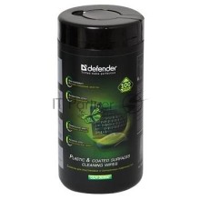 Чистящие салфетки Defender ECO для поверхностей офисной техники, (не применять для ЖК- экранов!) / туба/ 100 шт / Россия