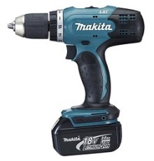 Makita DDF453RFE Дрель аккумуляторная [DDF453RFE]  {18В,2х3Ач Li-ion,БЗП-13мм,0-400\1300об\м,42\27Нм,1.8кг,чем}