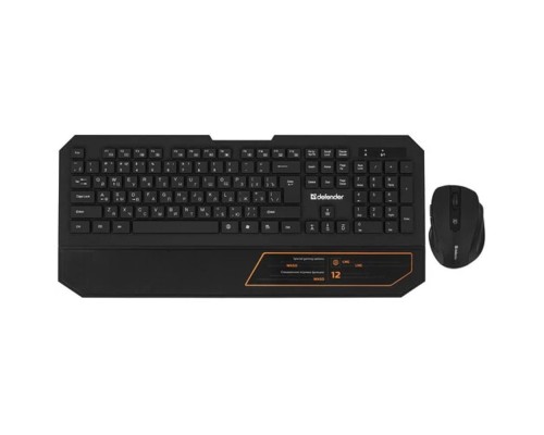 [Клавиатура] Defender Клавиатура + мышь Berkeley C-925 Nano B Black USB [45925] {Кл:104+12 М:, 800/1200/1600}