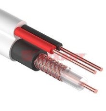 Rexant (01-4003) Кабель видеонаблюдения +2 жилы 305м  белый  (ККСВ-В)  