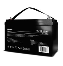 Sven SV121000 (12V 100Ah) батарея аккумуляторная