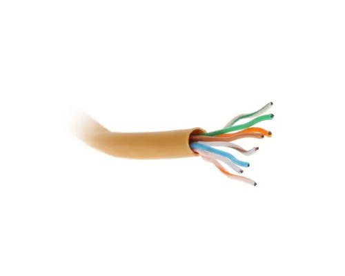 [Неэкранированная витая пара (бухты)] Rexant (01-0049) Кабель витая пара U/UTP, CAT 5e, ZH нг(А)-HF, 4PR, 24AWG, INDOOR, SOLID, оранжевый, 305м